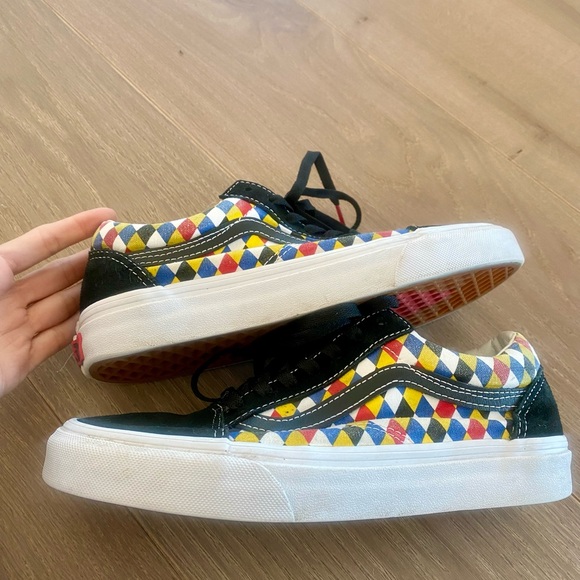 Vans old skool playing cards skate shoes, size M 5/W 6.5 - Picture 8 of 9